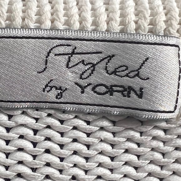 VTG📌Styled by Yorn  Long Sleeves Cotton Cardigan with Pockets & Cable Pattern - Picture 13 of 15